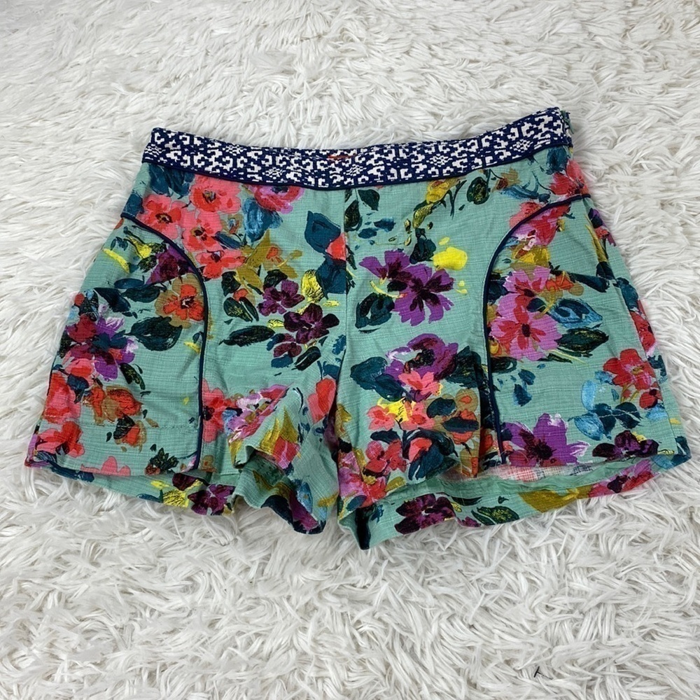 Anthropologie Cartonnier Pattern Shorts